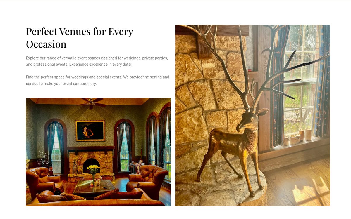 Fox Croft Manor website