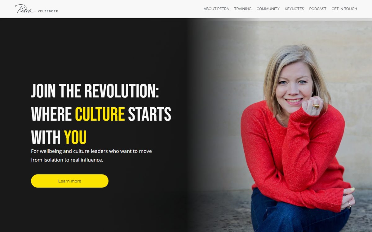Petra Velzeboer website