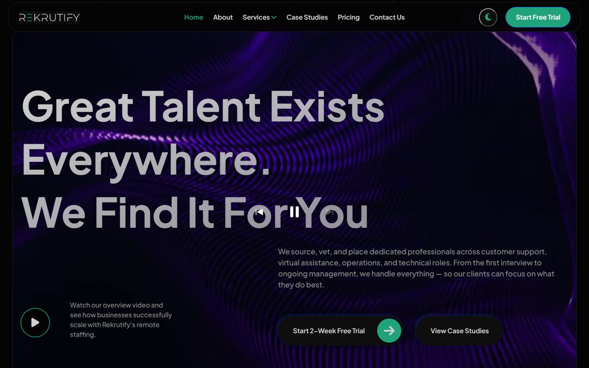 Rekrutify website